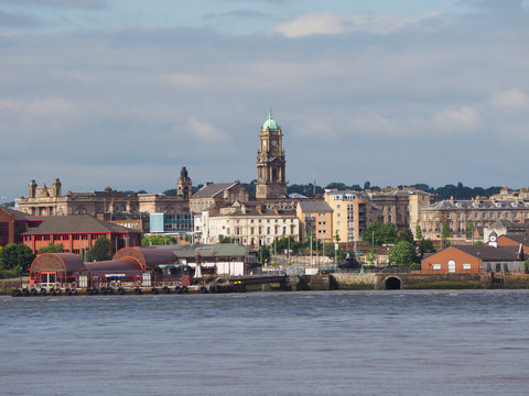 View of Birkenhead in Liverpool
