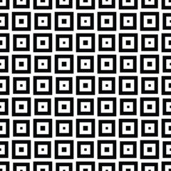Vector seamless black and white pattern