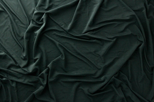black tablecloth