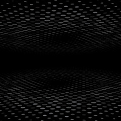 Black Halftone Background