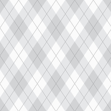 Seamless Argyle Pattern. Diamond Shapes Background.