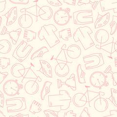 Seamless pattern with cycling attributes