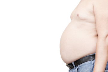 Belly fat people at large from eating behaviors.