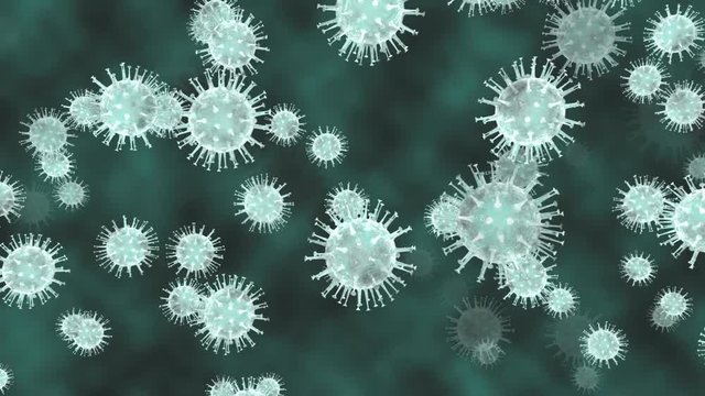 Bacteria, virus background - looping