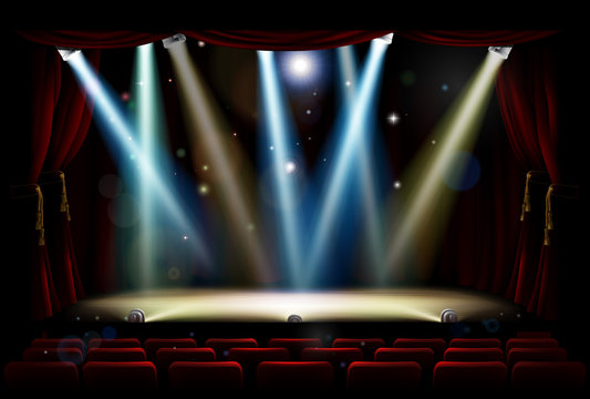 Spot Lights Theatre Stage