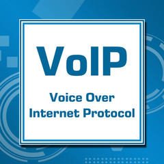 VoIP Technical Blue White Square 