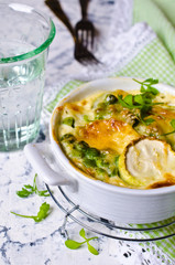 Casserole with zucchini