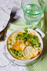 Casserole with zucchini