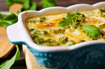 Casserole with zucchini