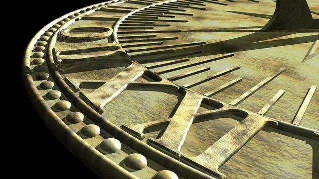 Time passing on a sundial - alpha included