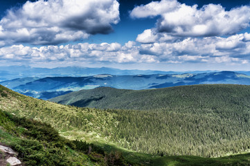 Fototapeta premium Beautiful mountain view