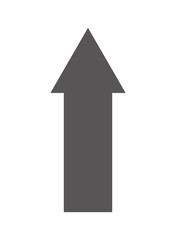 Fototapeta premium arrow up isolated icon design
