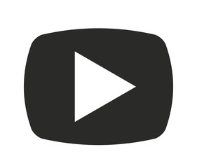 play button isolated icon design