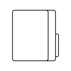 folder isolated icon design