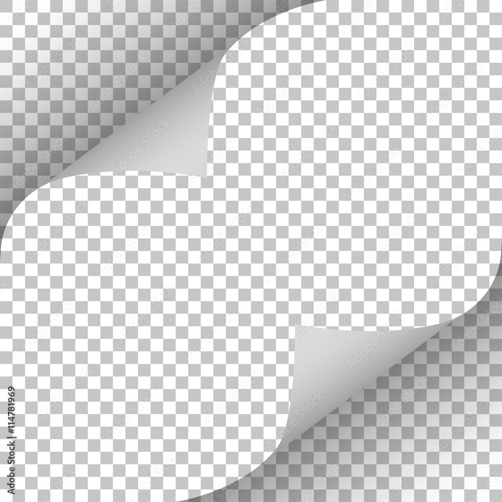 Canvas Prints pages curl stylish illustration vector design
