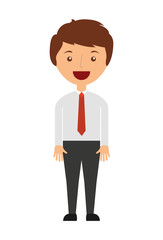 businessman avatar isolated icon design
