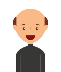 businessman avatar isolated icon design