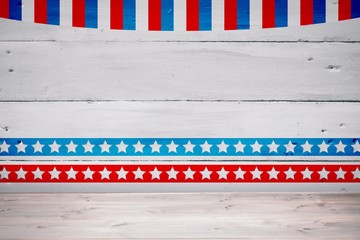 Composite image of digitally generated background