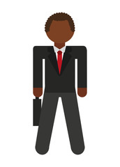 businessman avatar isolated icon design