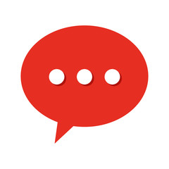 speech bubble isolated icon design