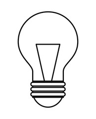 bulb light  isolated icon design