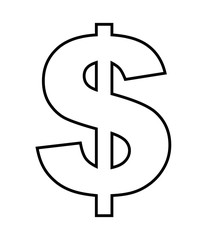 money symbol isolated icon design