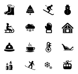 Icons Set Winter