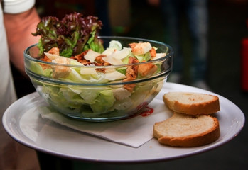 Cesar salad with chicken