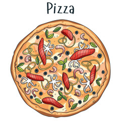 pizza seafood