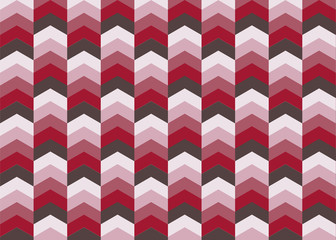 Geometric retro vintage pattern background in pink. Vector