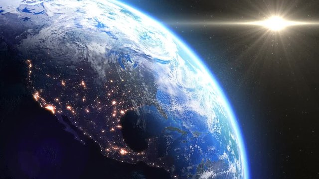 The Earth. CG