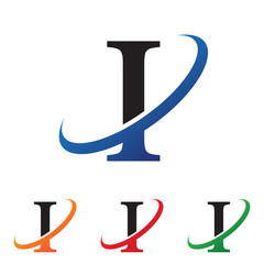 initial swoosh logo i