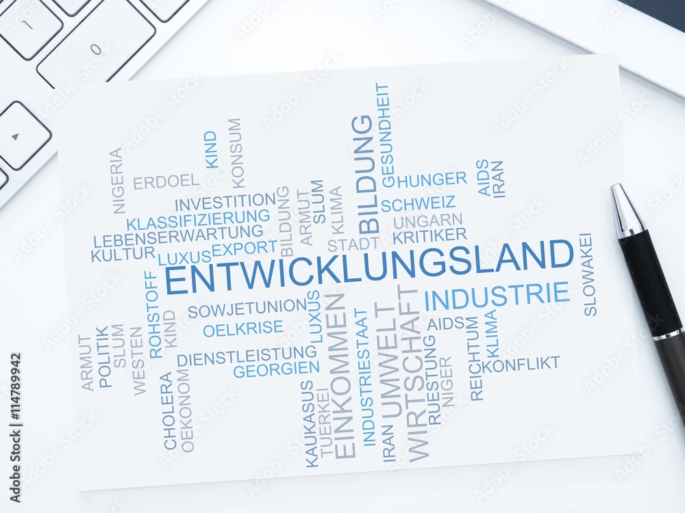 Poster Entwicklungsland