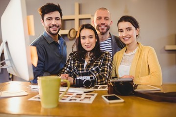 Graphic designers in office