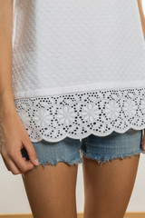 close up of summer casual clothes collection