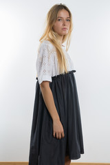 portrait of beautifull young woman wearing summer clothes