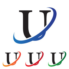 initial swoosh logo u