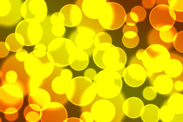 Red-Yellow bokeh background.