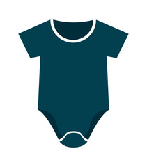 baby clothes isolated icon design