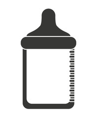 Baby bottle isolated icon design