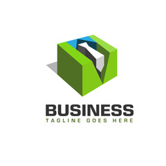 staff logo, 3d staff logo, leadership and Recruitment agency logo concept