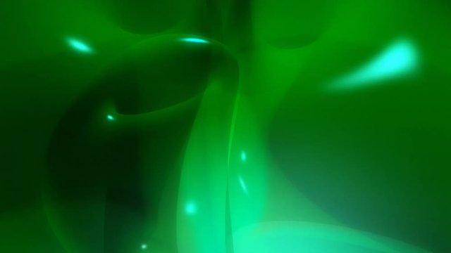 Background of distorted green balloon shapes