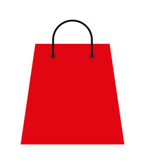shopping bag isolated icon design