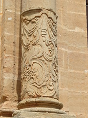 Andalousie - Marbella - Détail colonne Eglise Notre-Dame de l'Incarnation