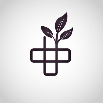 alternative medicine logo vector