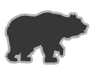 bear silhouette icon