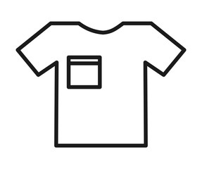 t-shirt model isolated icon design