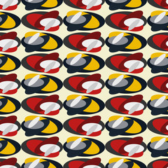 Background of colored ovals