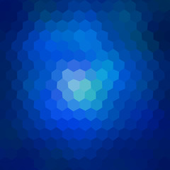 Star low poly hexagon style vector mosaic background