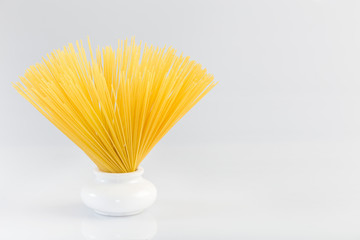 Pasta isolated background